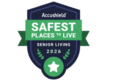 Charter Senior Living of Murray Recognized as Safest Places to Live™ for 2026